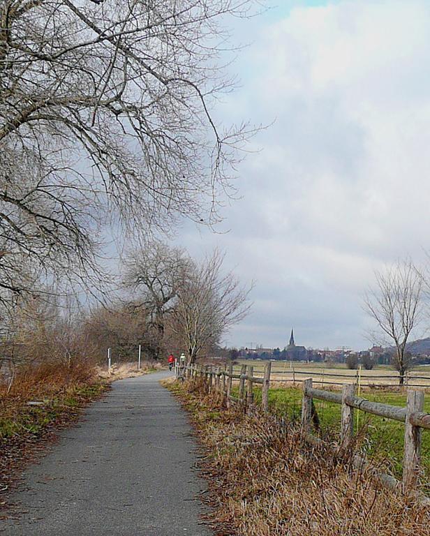 Ferienwohnung Am Elberadweg Drážďany Exteriér fotografie